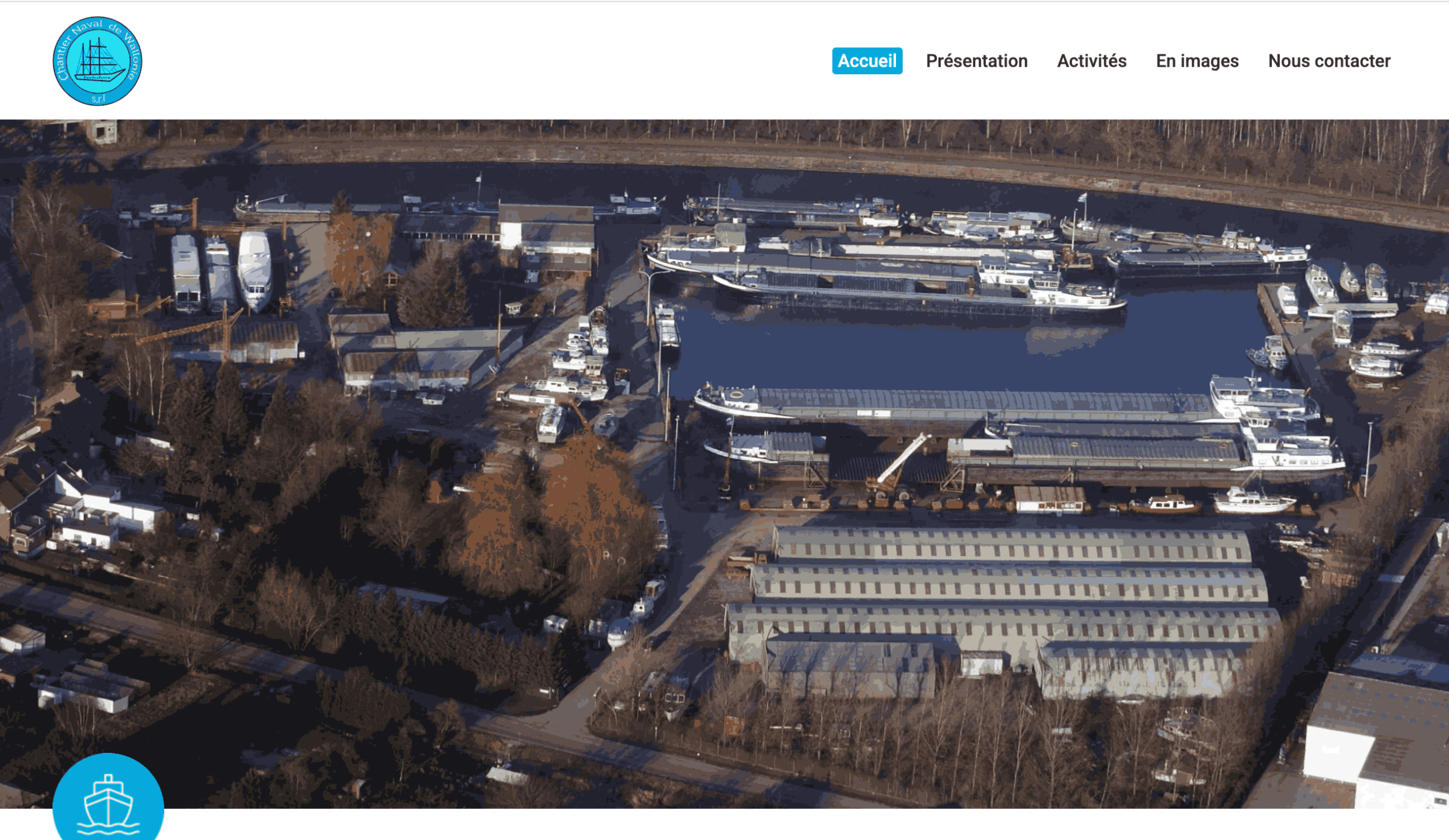 Installations du Chantier Naval Vankerkoven