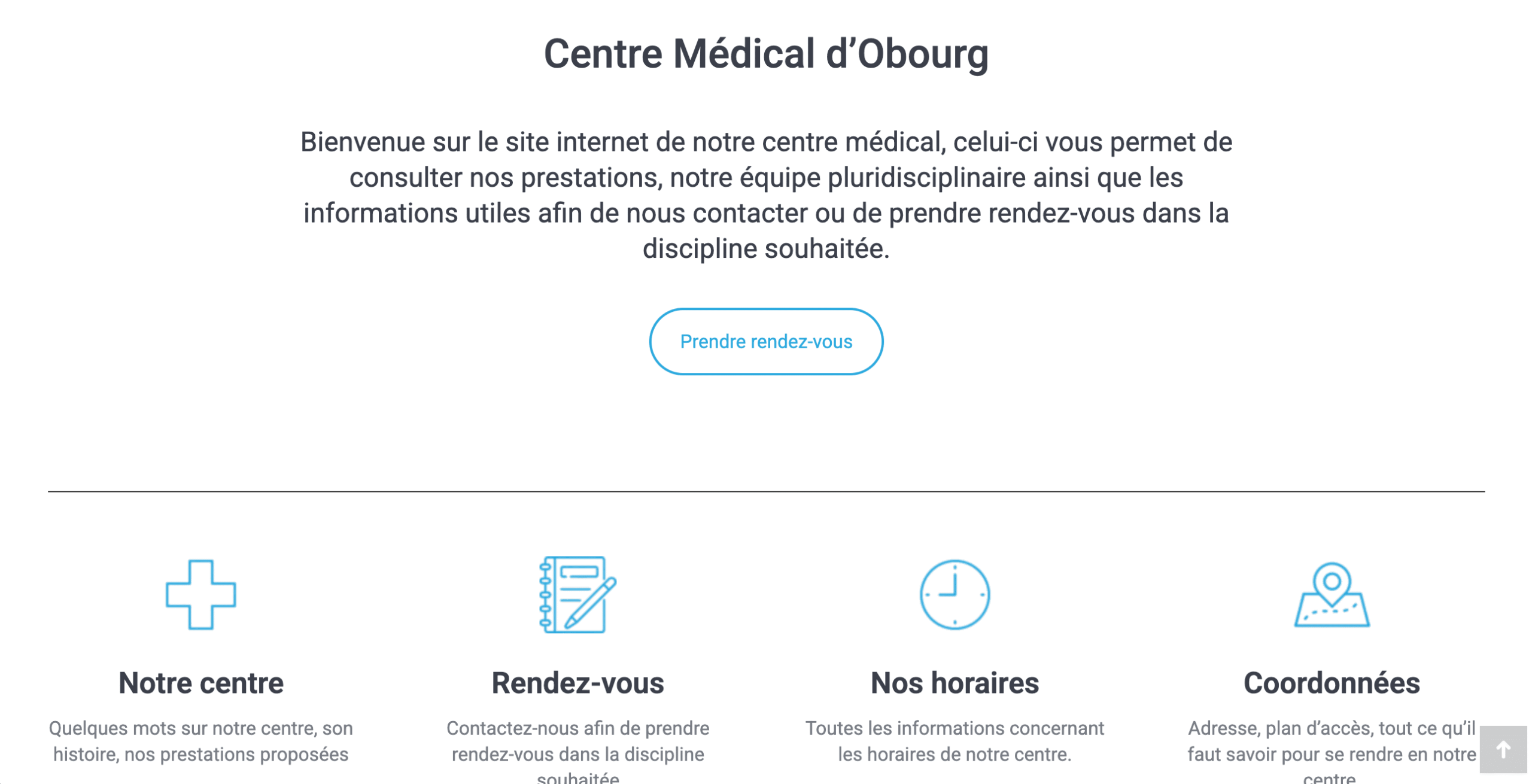 Services et praticiens du Centre Médical CMO Bourg