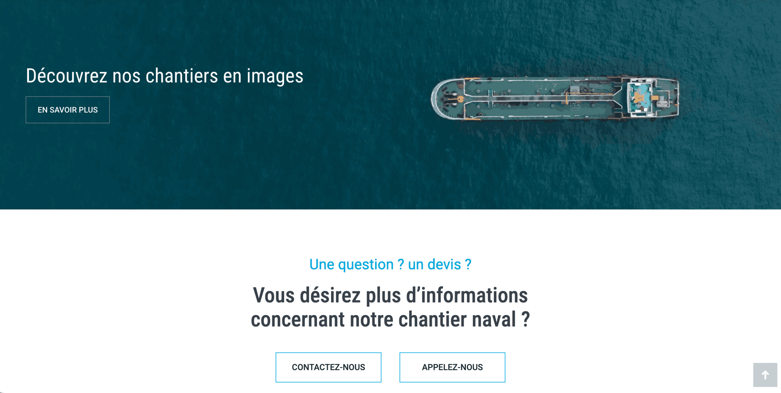Site internet du Chantier Naval Vankerkoven créé par ZEO